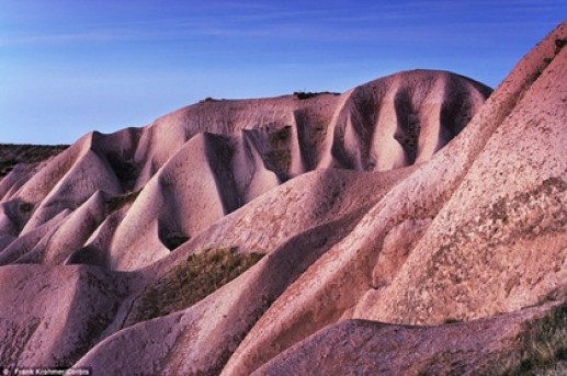 Dãy núi tuyệt đẹp ở Cappadocai, miền trung Thổ Nhĩ Kỳ