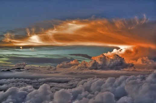 Clouds on Fire 