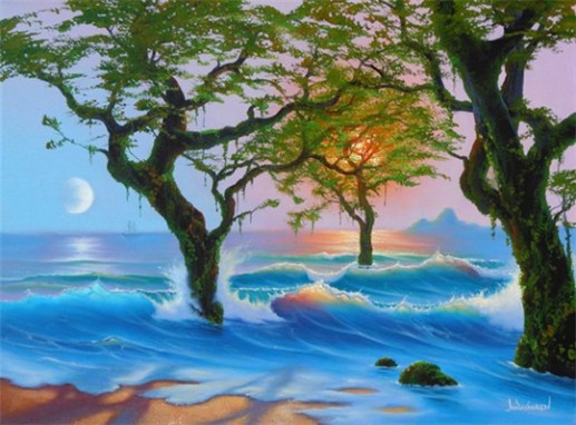 Tranh nghệ thuật thiên nhiên 8