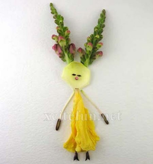 Hình nghệ thuật từ những cánh hoa 3