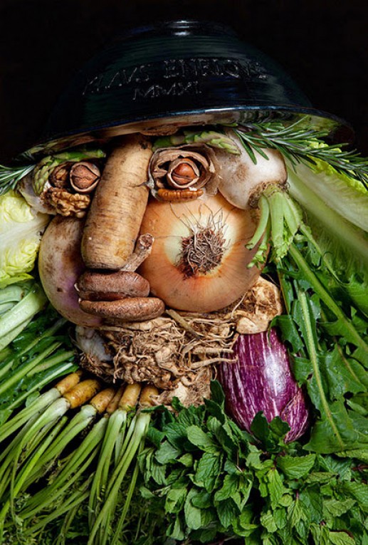 Chân dung từ hoa và trái cây 6