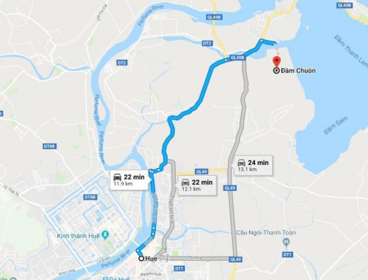 Về Đầm Chuồn xứ Huế 