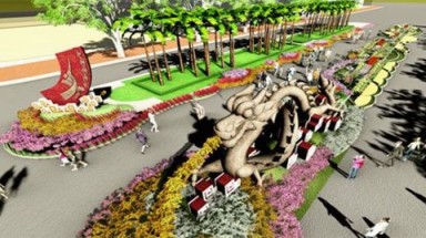 Ngày tết, xem rồng phun hoa đường Nguyễn Huệ