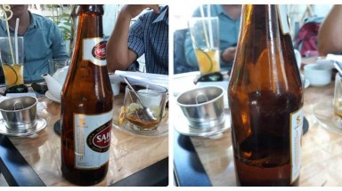  Sabeco bị khởi kiện đòi đền bù vì chai bia chỉ có 1/4