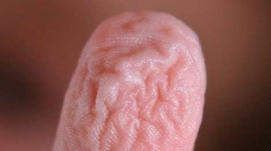  Vì sao ngón tay bị nhăn khi ngâm nước?