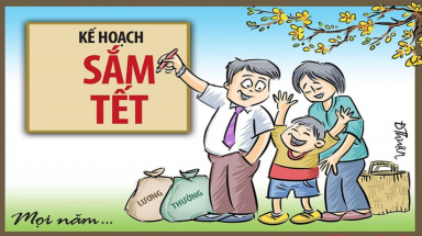  Kế hoạch sắm Tết năm ngoái và năm nay