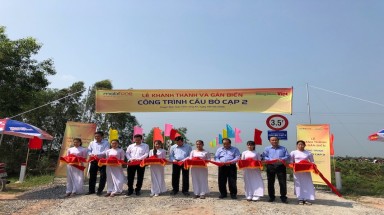  Khánh thành cầu giao thông nông thôn tại Long An do MobiFone tài trợ 