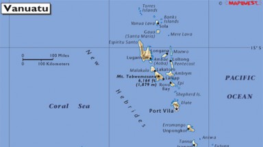  Động đất mạnh 7 độ Richter gần Vanuatu