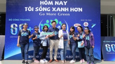  Hơn 6.000 sinh viên Trường ĐH Bách Khoa Hà Nội hưởng ứng Chiến dịch Giờ trái đất