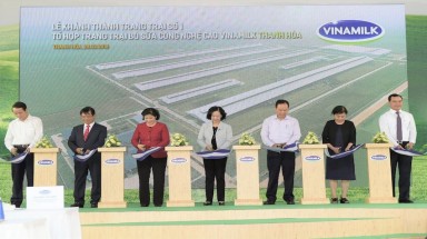  Khánh thành Trang trại số 1 thuộc Tổ hợp trang trại bò sữa công nghệ cao Vinamilk Thanh Hóa