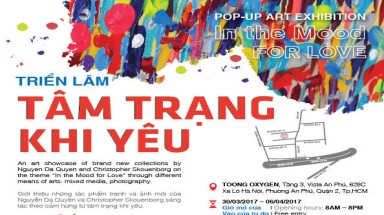  Triển lãm "Tâm trạng khi yêu" của Nguyễn Dạ Quyên và Christopher Skouenborg tại Tp.HCM