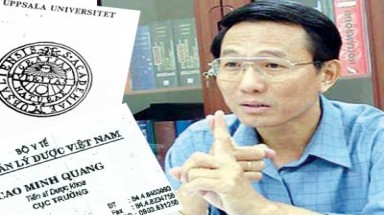  Kỷ luật cảnh cáo Thứ trưởng Bộ Y tế Cao Minh Quang