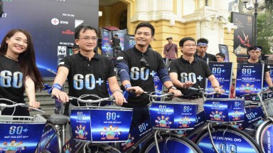  Ngành điện tổ chức đi bộ, đạp xe hưởng ứng Giờ Trái đất 2018 