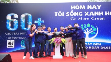  Phát động Chiến dịch Giờ Trái đất 2018 "GO MORE GREEN – HÔM NAY TÔI SỐNG XANH HƠN"