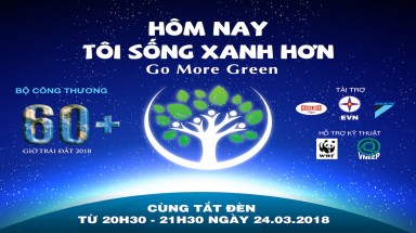  Chiến dịch Giờ Trái đất 2018: "Hôm nay tôi sống xanh hơn"