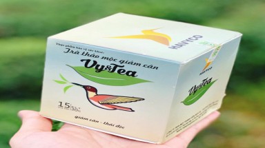  Thu hồi trà thảo mộc Vy&Tea chứa chất cấm gây ung thư
