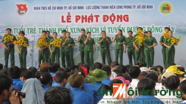   “Tuổi trẻ Thành phố xung kích vì tuyến đường Đông -Tây xanh, sạch, đẹp, an toàn”