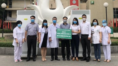  AirFiltech trao tặng máy lọc không khí cho bệnh viện Bạch Mai