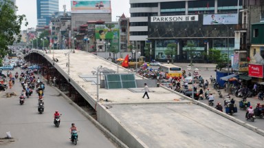  Cầu vượt lắp ghép đầu tiên ở thủ đô