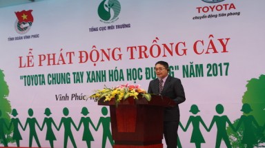  Toyota chung tay xanh hóa học đường