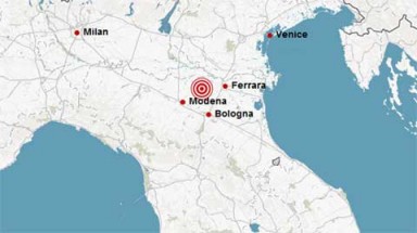  Sáng nay, động đất mạnh ở Italia, ít nhất 5 người chết 