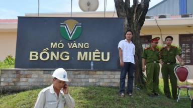  Giám sát quy trình khai thác vàng của mỏ vàng Bồng Miêu và Đắk sa 