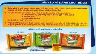  Công ty Á Châu đòi điều tra vụ mì "Gấu yêu" bị tố gian dối !