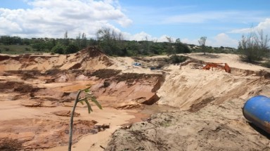  Vi phạm trong khai thác titan, Công ty Trách nhiệm hữu hạn Thống Nhất bị phạt 180 triệu đồng