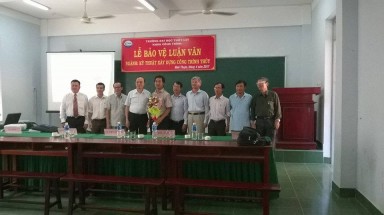  Ninh Thuận: Bảo vệ luận văn thạc sĩ của Trường Đại học Thủy lợi