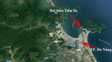   Rừng Sơn Trà bị tàn phá qua hình ảnh vệ tinh