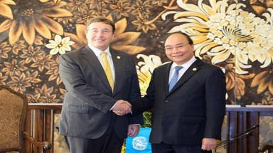  Thủ tướng Nguyễn Xuân Phúc tiếp lãnh đạo các tổ chức quốc tế bên lề Kỳ họp Đại hội đồng GEF-6