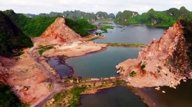  Bộ Văn hóa yêu cầu kiểm tra việc xẻ núi đá vịnh Hạ Long