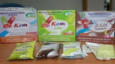 Thu giữ hơn 3.000 que kem nhái nhãn hiệu Kem Tràng Tiền