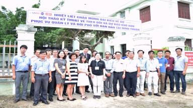  Hội thảo kỹ thuật về theo dõi và dự báo khô hạn tại Ninh Thuận