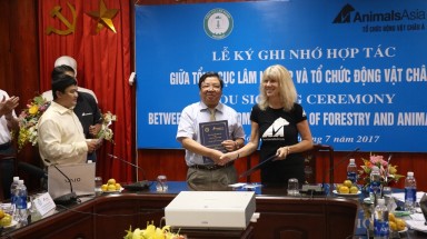 Lễ ký kết Ghi nhớ Hợp tác giữa Tổng cục Lâm nghiệp và Tổ chức Động vật Châu Á