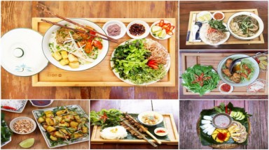  TP. HCM:Thực khách trải nghiệm hương vị bún sạch của Làng Bún