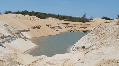 Dự án của Free Land ở Bà Rịa - Vũng Tàu chưa duyệt quy hoạch vì khai thác cát trái phép