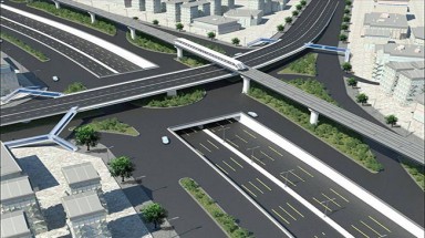 Hầm chui “cạnh tranh” cầu vượt