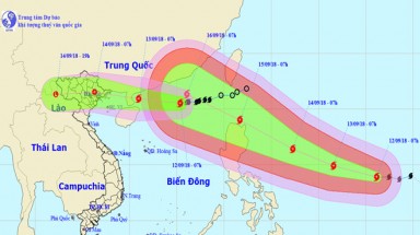 Hà Tĩnh ban hành công điện ứng phó bão số 5