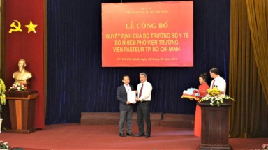  Con trai Bộ trưởng y tế được bổ nhiệm làm Viện phó Viện Pasteur TP.HCM