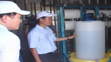  Quảng Ngãi: Đảo Bé đón hệ thống “biến” nước biển thành nước ngọt