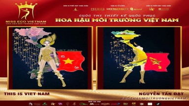 Tác phẩm dự thi thiết kế Quốc phục dành cho đại diện Việt Nam tại Miss Eco (bài 23)