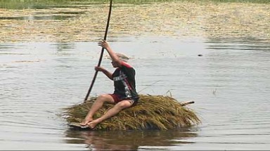   Vỡ đê, 2.200ha lúa chìm trong biển nước
