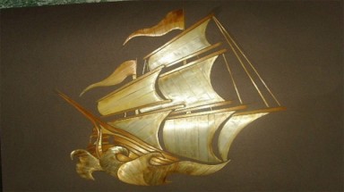  Những bức tranh từ rơm rạ