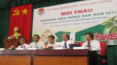  Hội thảo về vấn đề thương hiệu nông sản Đắk Nông năm 2011