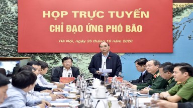  Bão Molave vào Biển Đông, Thủ tướng chủ trì họp khẩn cấp