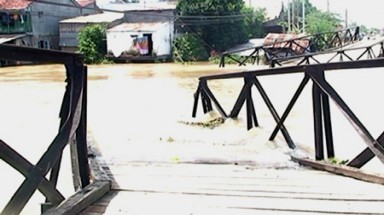  Sập cầu Phú Thọ đi thị trấn Tràm Chim - Đồng Tháp