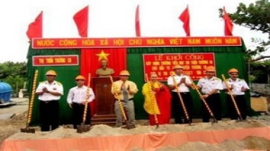  Khởi công xây Trường tiểu học ở thị trấn Trường Sa