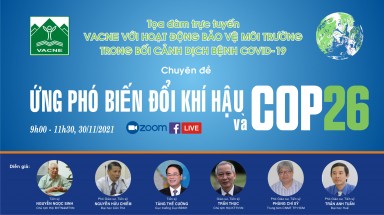 Tọa đàm về ứng phó biến đổi khí hậu sau COP26