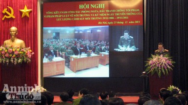  Bộ Công an tổng kết 5 năm công tác phòng ngừa, chống tội phạm môi trường